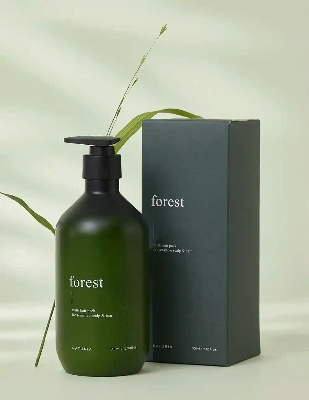 Gel Ủ Tóc Thảo Dược Naturia Forest Giảm Rụng Và Tẩy Tế Bào Chết 500ml