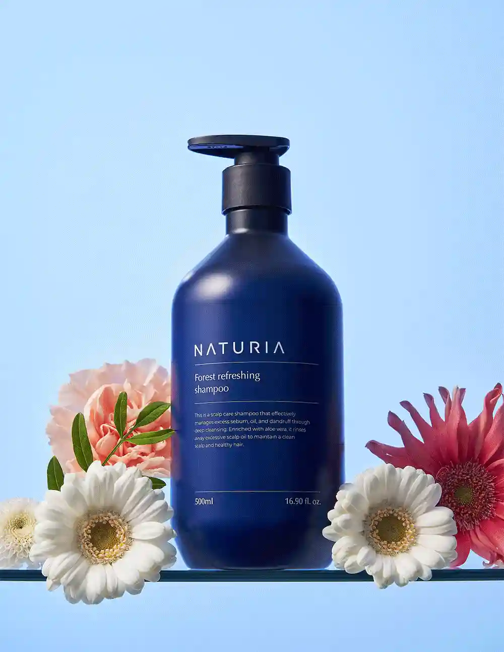 Dầu Gội Thảo Dược Naturia Forest Refreshing Giảm Gàu Tái Phát 500ml