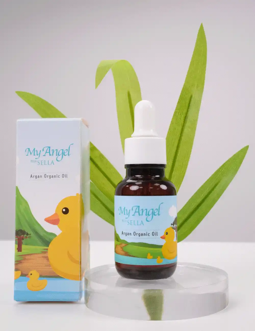 Dầu Dưỡng Toàn Thân Cho Bé My Angel Plus Sella Argan Oil Làm Dịu Da Nhạy Cảm, Mẩn Đỏ 30ml