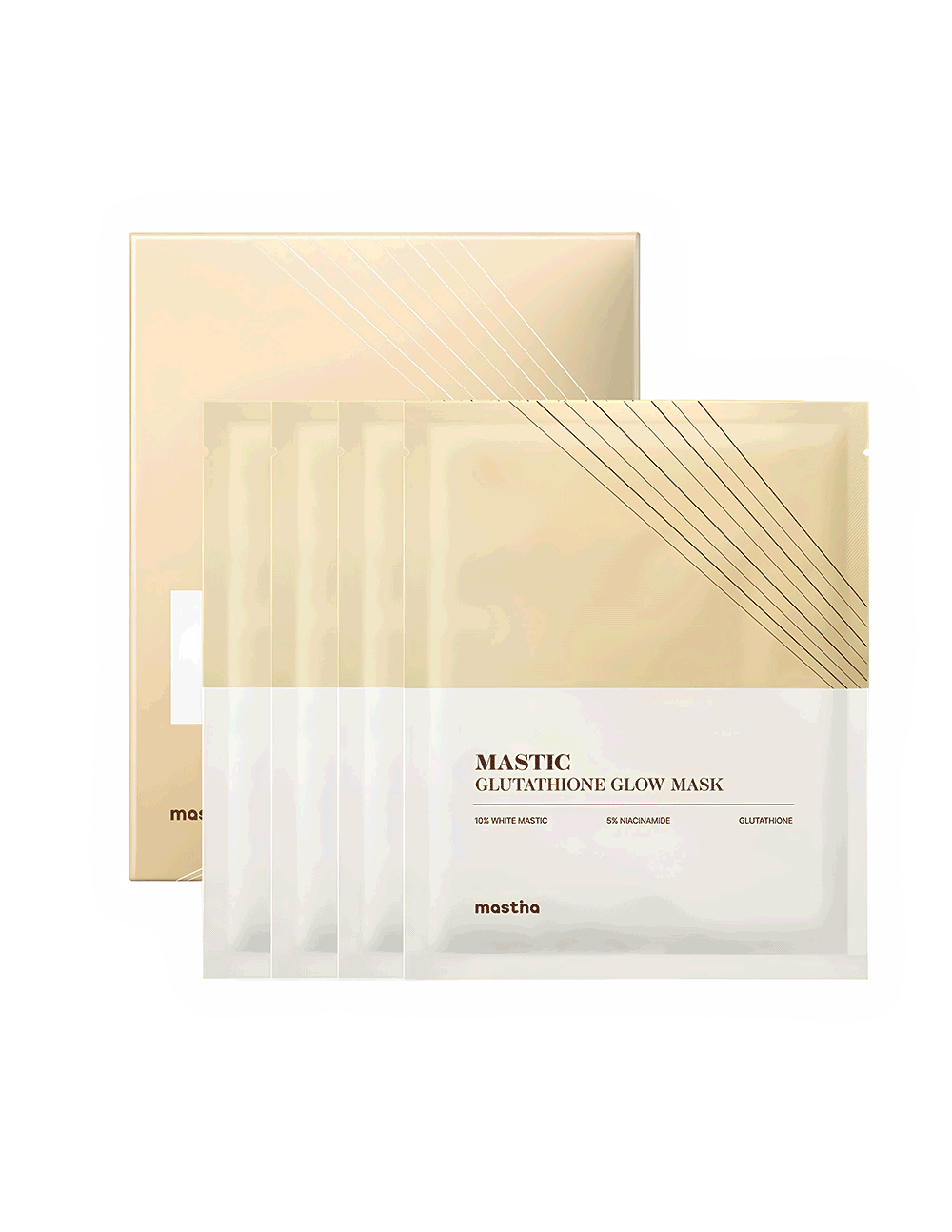 Mặt Nạ Dưỡng Trắng Căng Bóng Mastina Glutathione Glow Mask 23ml