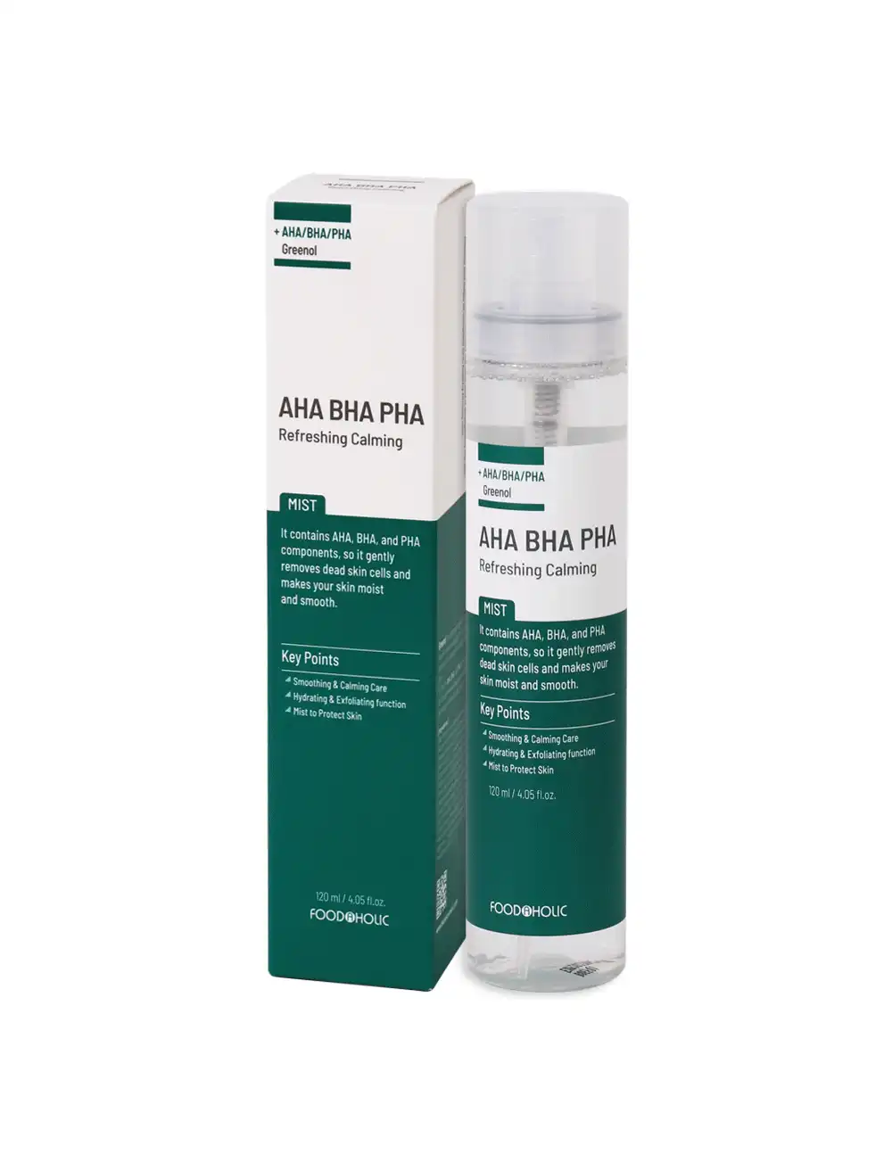 Xịt Khoáng AHA BHA PHA Foodaholic Dưỡng Ẩm, Làm Dịu Da 120ml