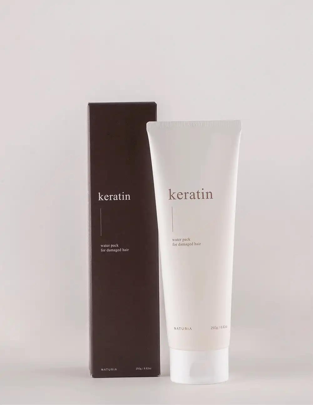 Mặt Nạ Dưỡng Tóc Keratin Naturia Phủ Phục Hồi Hư Tổn 250ml (Không Cần Rửa)